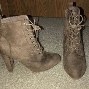 Charlotte Rousse suede booties